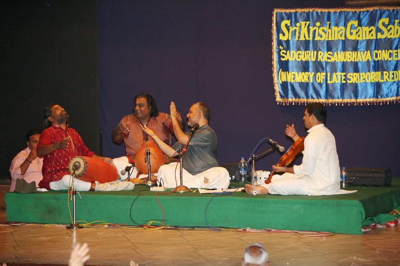 Sadguru Rasanubhavam , Krishna Gana Sabha , 2014